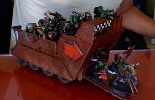 Battlewagon, Orks, Scratch Build, Warhammer 40,000