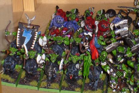 Army, Orcs And Goblins, Warhammer Fantasy - Goblin Wolf Riders and ...