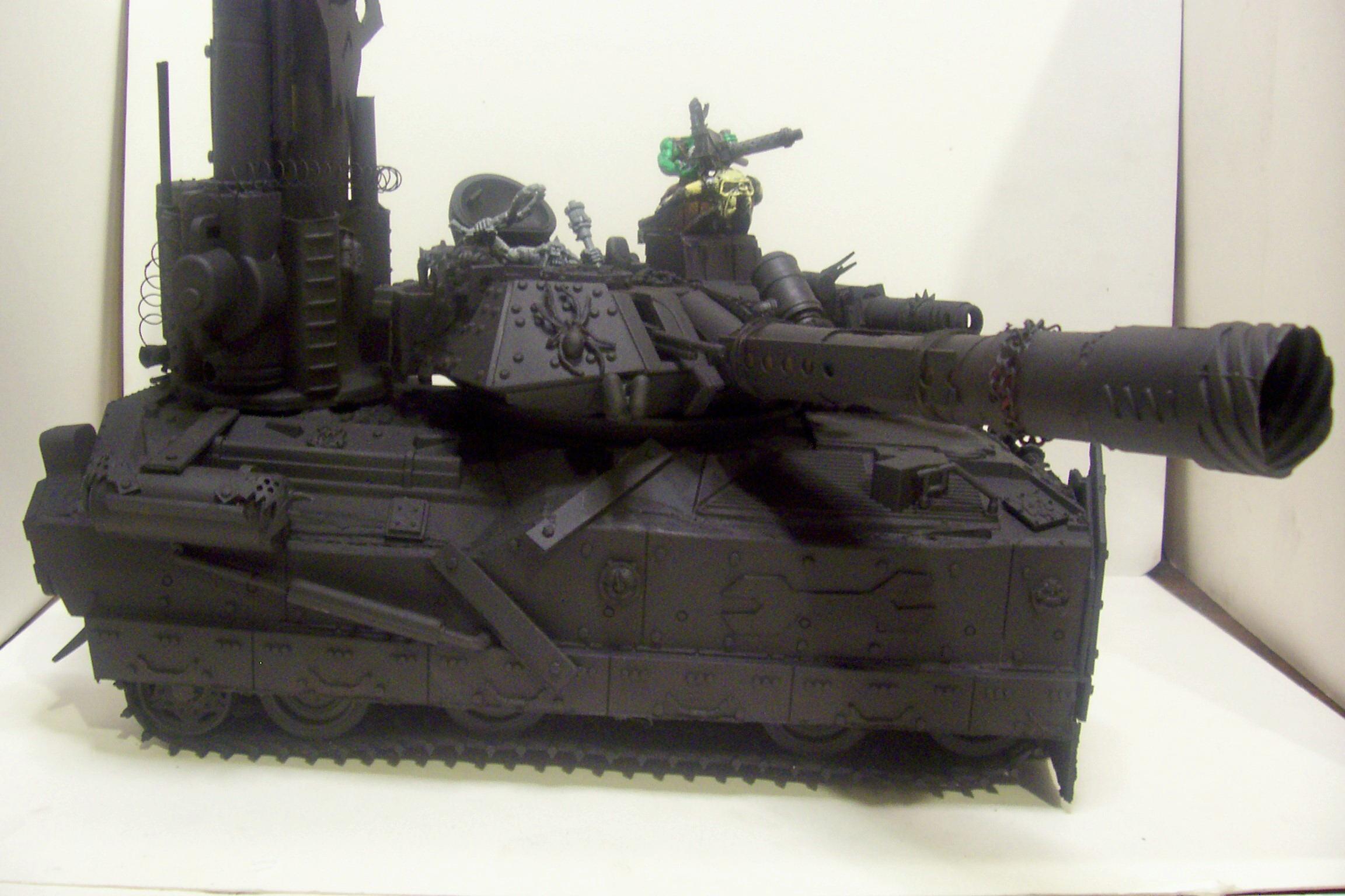 Battlewagon, Orks, Primered, Scratch Build, Tank, Warhammer 40,000