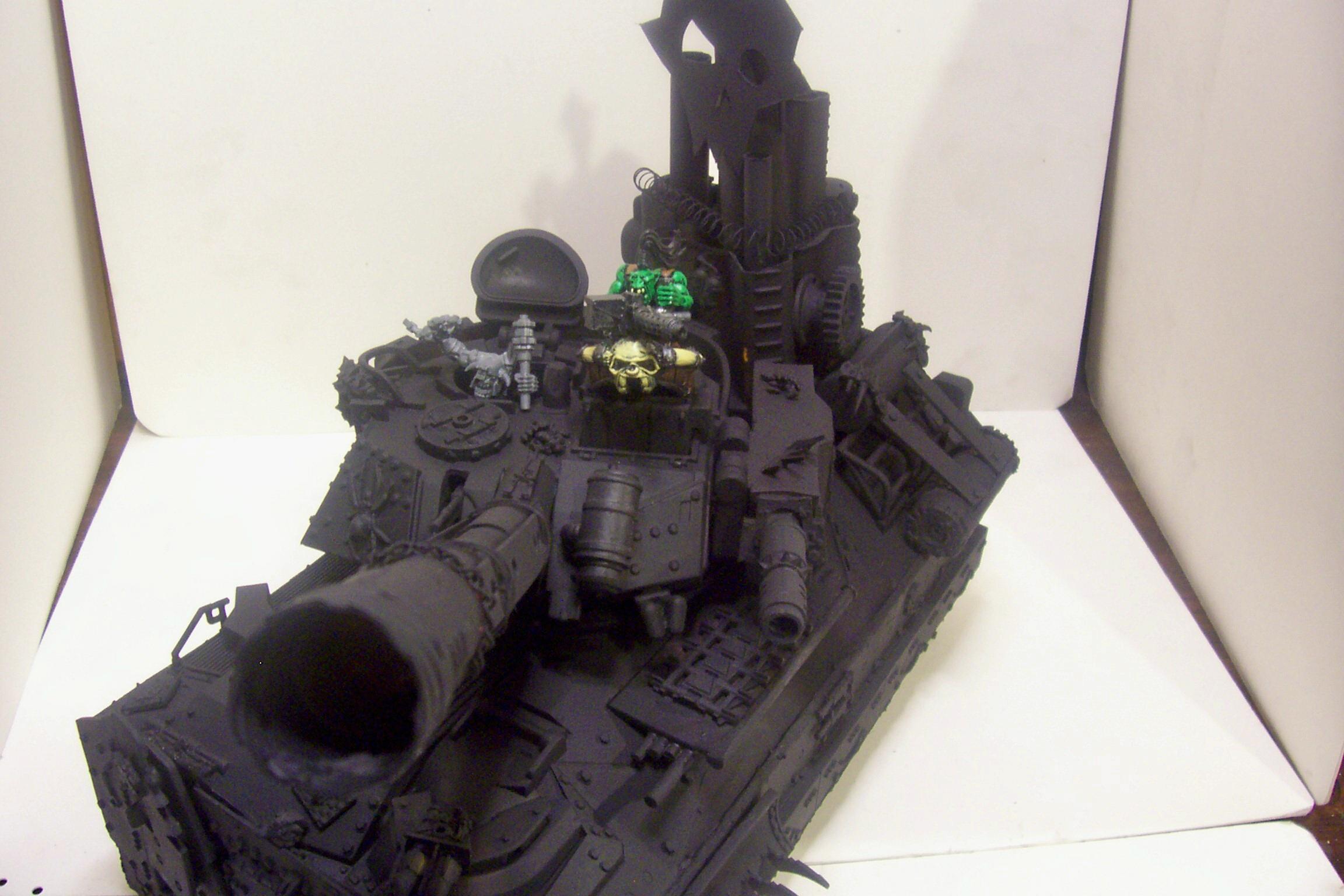 Battlewagon, Orks, Primered, Scratch Build, Tank, Warhammer 40,000