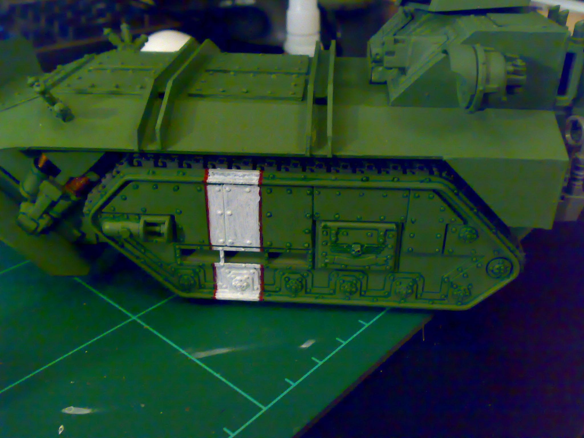 Work In Progress, The stripe on the side. Unit markings will go on here