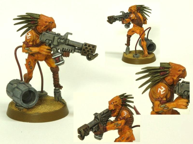 Dakka Painting Challenge, God Bless The Infantry, Kroot, Mercenary