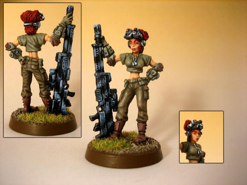 Dakka Painting Challenge, Female, God Bless The Infantry, Snipers, Vor The Maelstrom