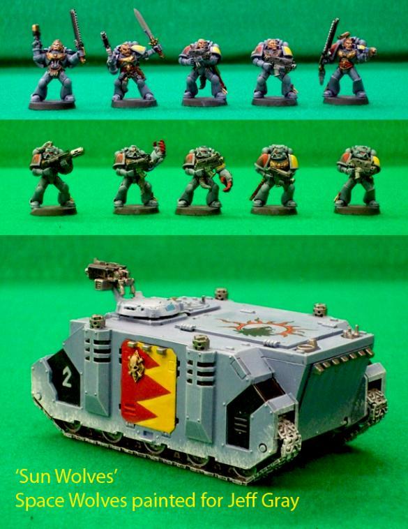 Rhino, Space Marines, Sun Wolves, Troops, Warhammer 40,000
