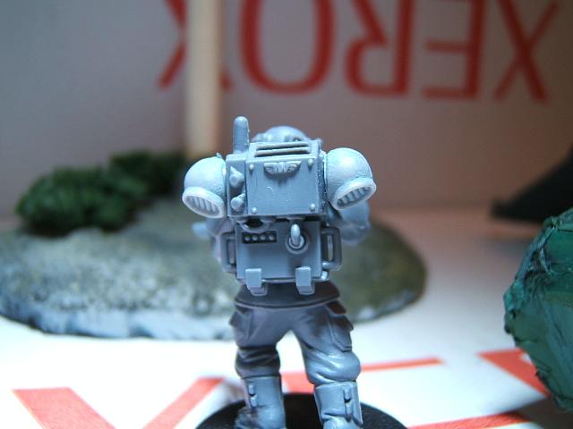 Backpack, Conversion, Drop Troop, Imperial Guard, Work In Progress
