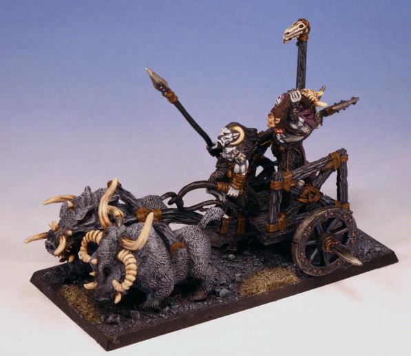 Beastmen, Chaos, Chariot, Warhammer Fantasy