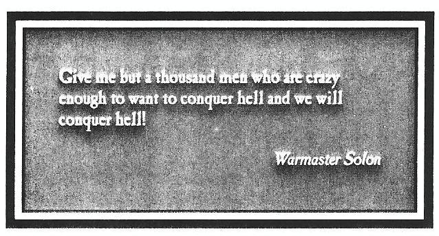 2nd Edition, Copyright Games Workshop, Quote, Warhammer 40,000