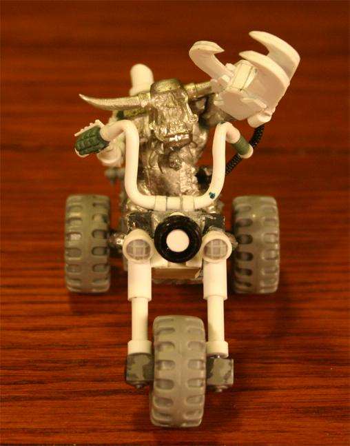 Bike, Conversion, Nob, Orks, Powerklaw, Trike, Unpainted, Warhammer 40,000
