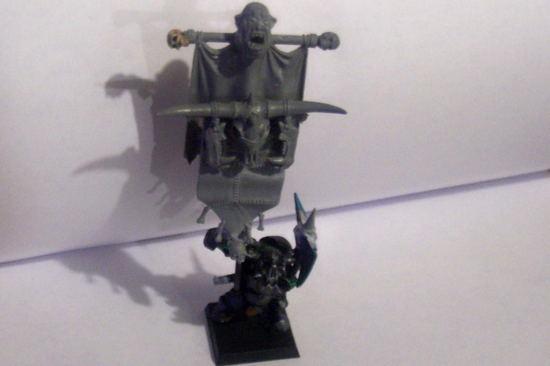 Banner, Orks, before chains and paint