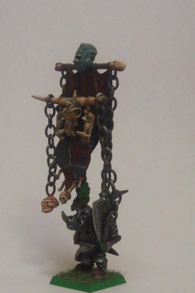 Black Orc, Orcs, Standard Bearer, Warhammer Fantasy