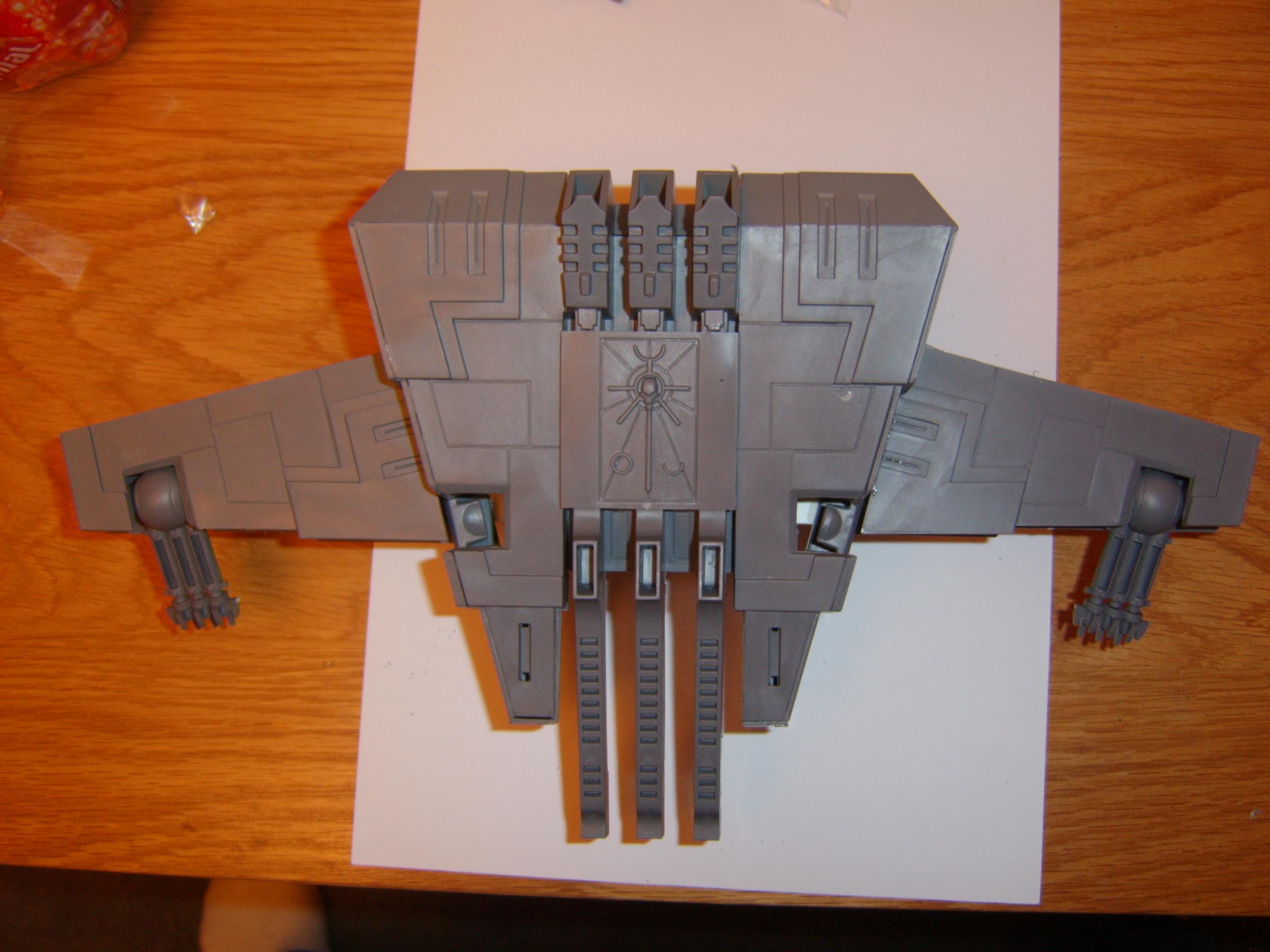 Apocalypse, Conversion, Flyer, Monolith, Necrons, Warhammer 40,000, Work In Progress