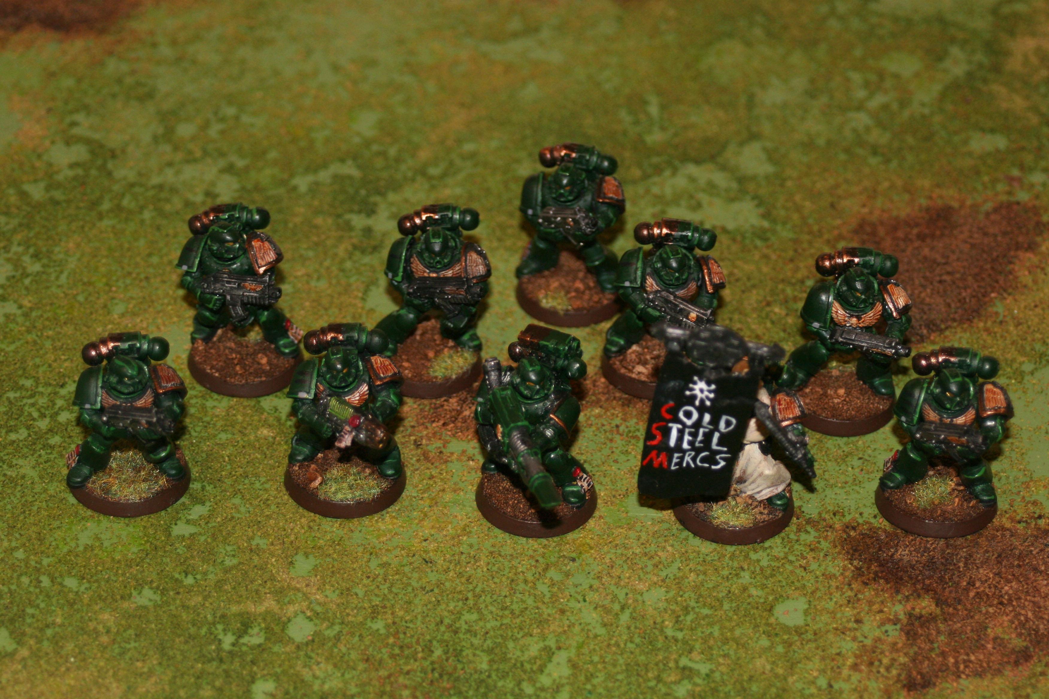 Chaos, Fallen Angel, Icon Bearer, Tactical Squad, Warhammer 40,000