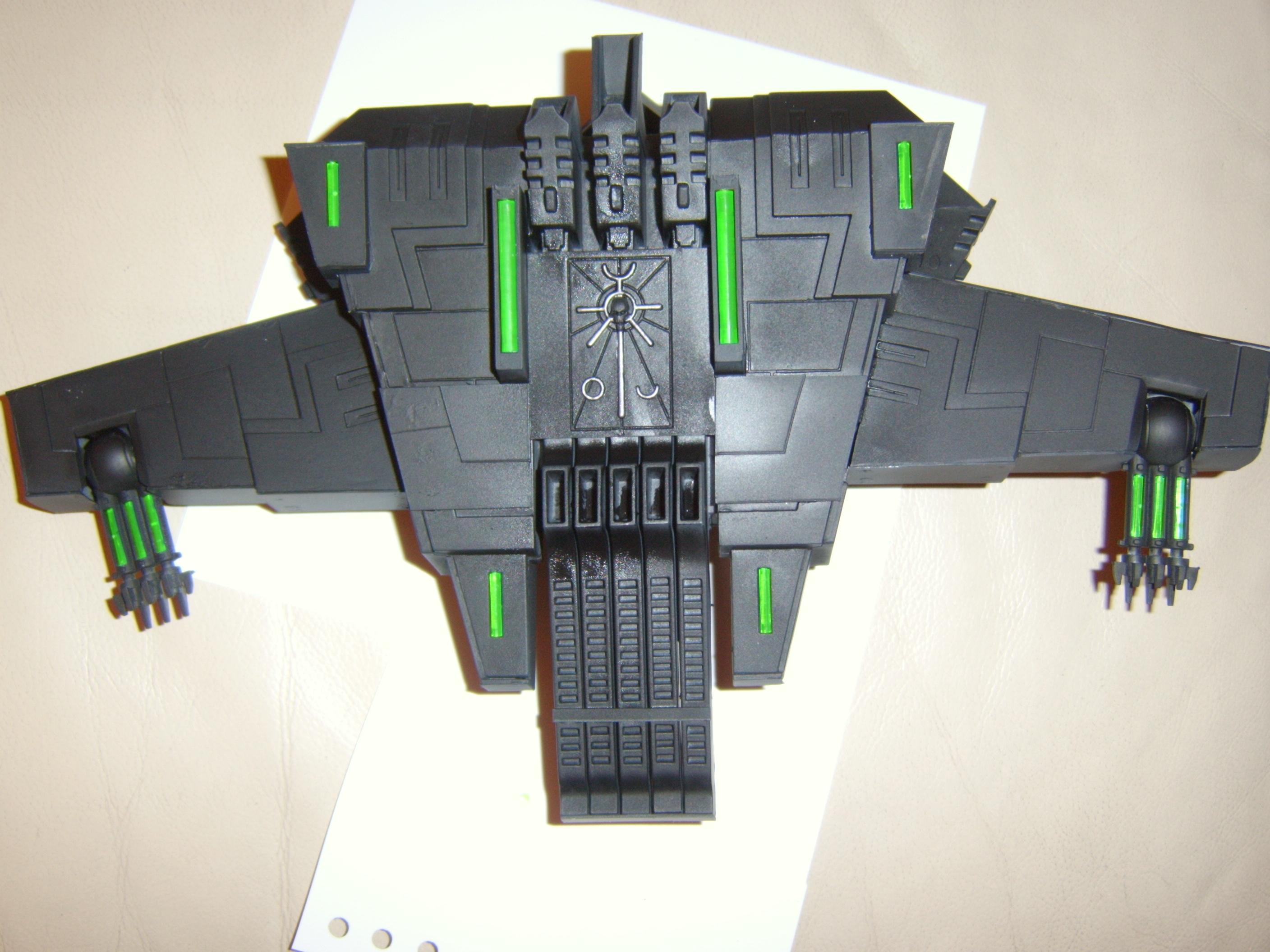 Apocalypse, Conversion, Flyer, Monolith, Necrons, Warhammer 40,000, Work In Progress