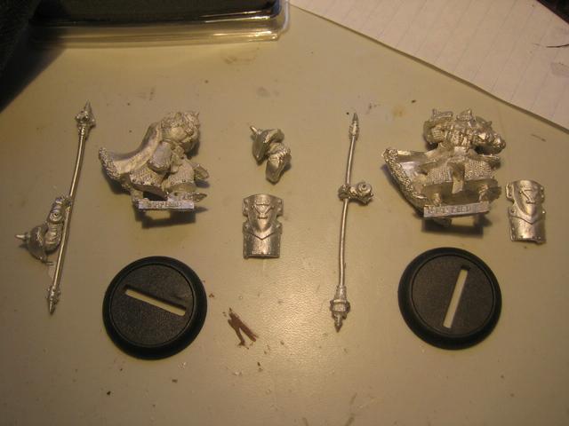 Iron Fang Pikemen, Khador, Privateer Press, Unpainted, Warmachine, Work In Progress