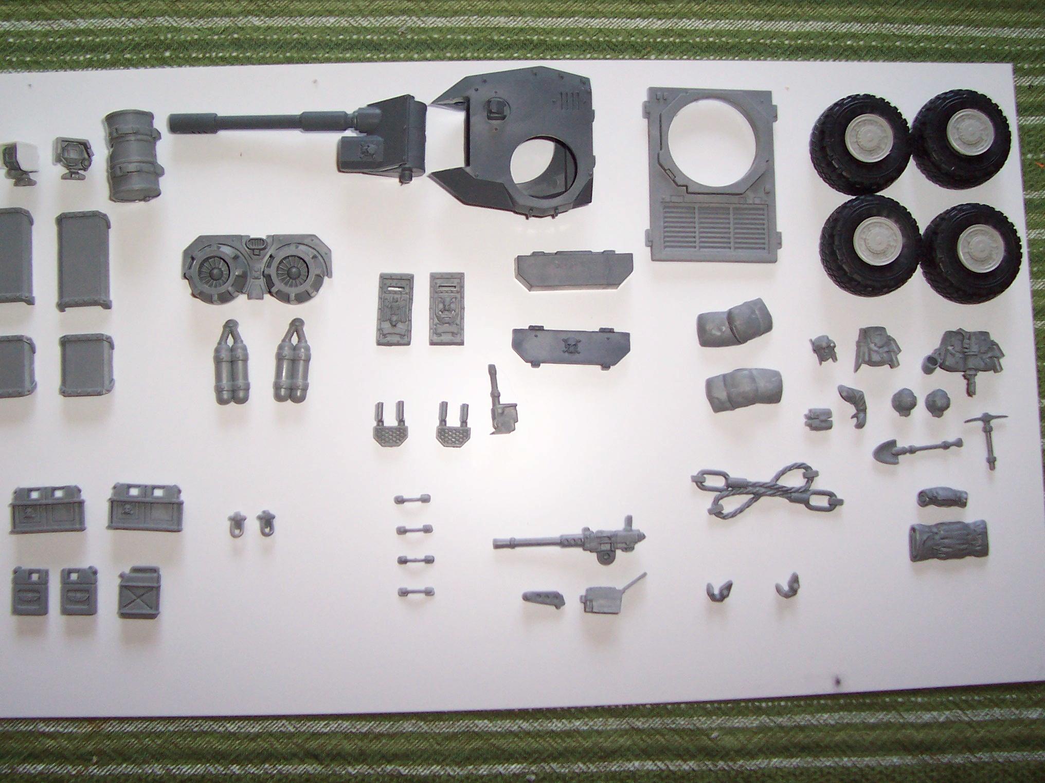 Armoured car pieces