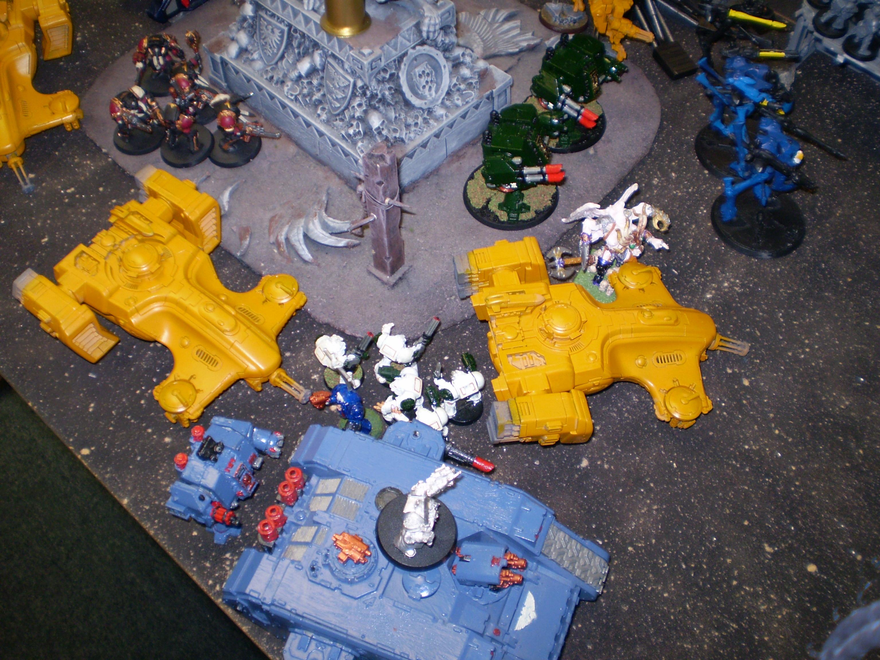 Battle, Dreadnought, Eldar, Land Raider, Space Marines, Tau, Wraithlord