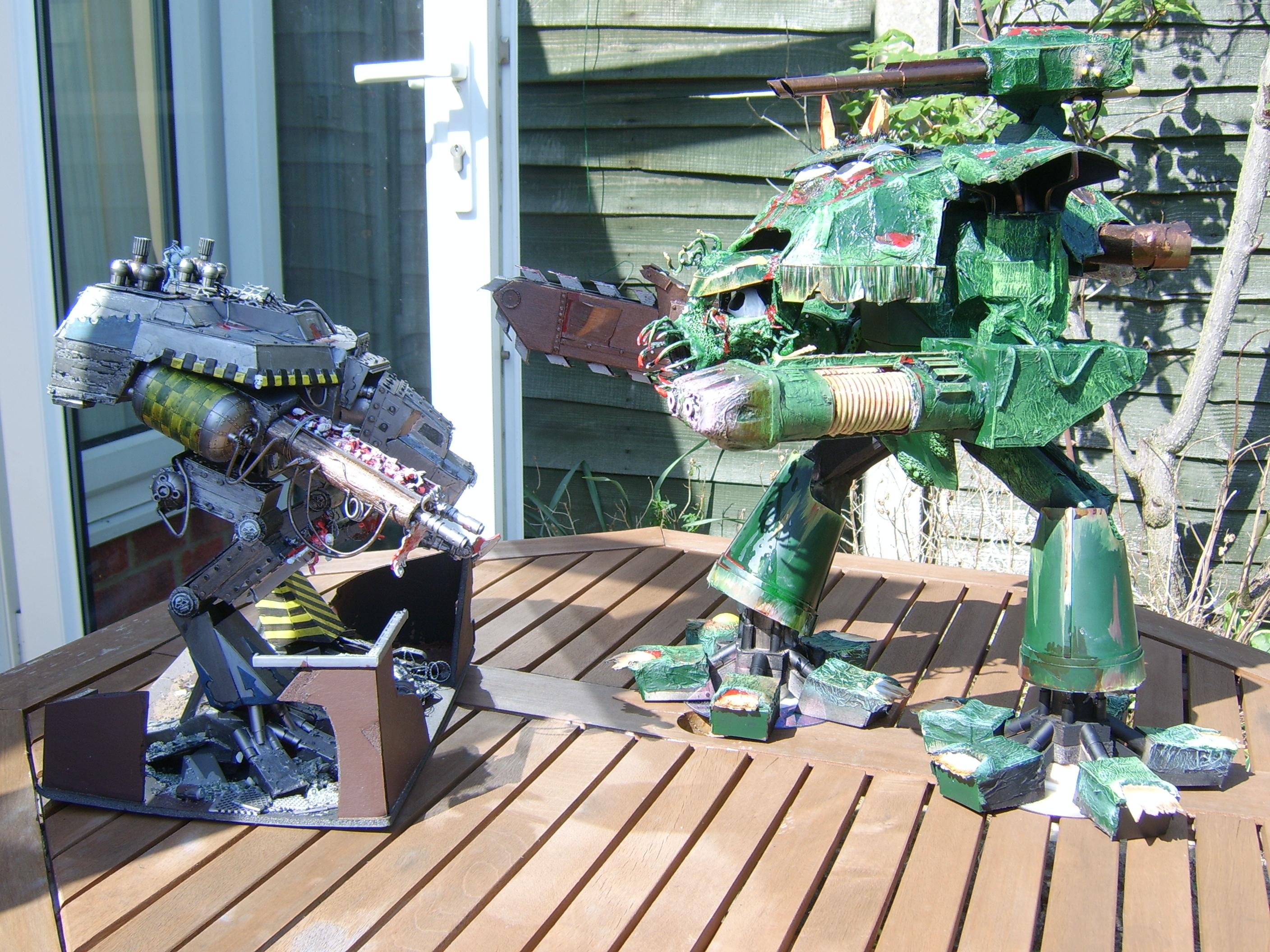 Apocalypse, Nurgle, Titan, Walker, Warhammer 40,000, Warhound