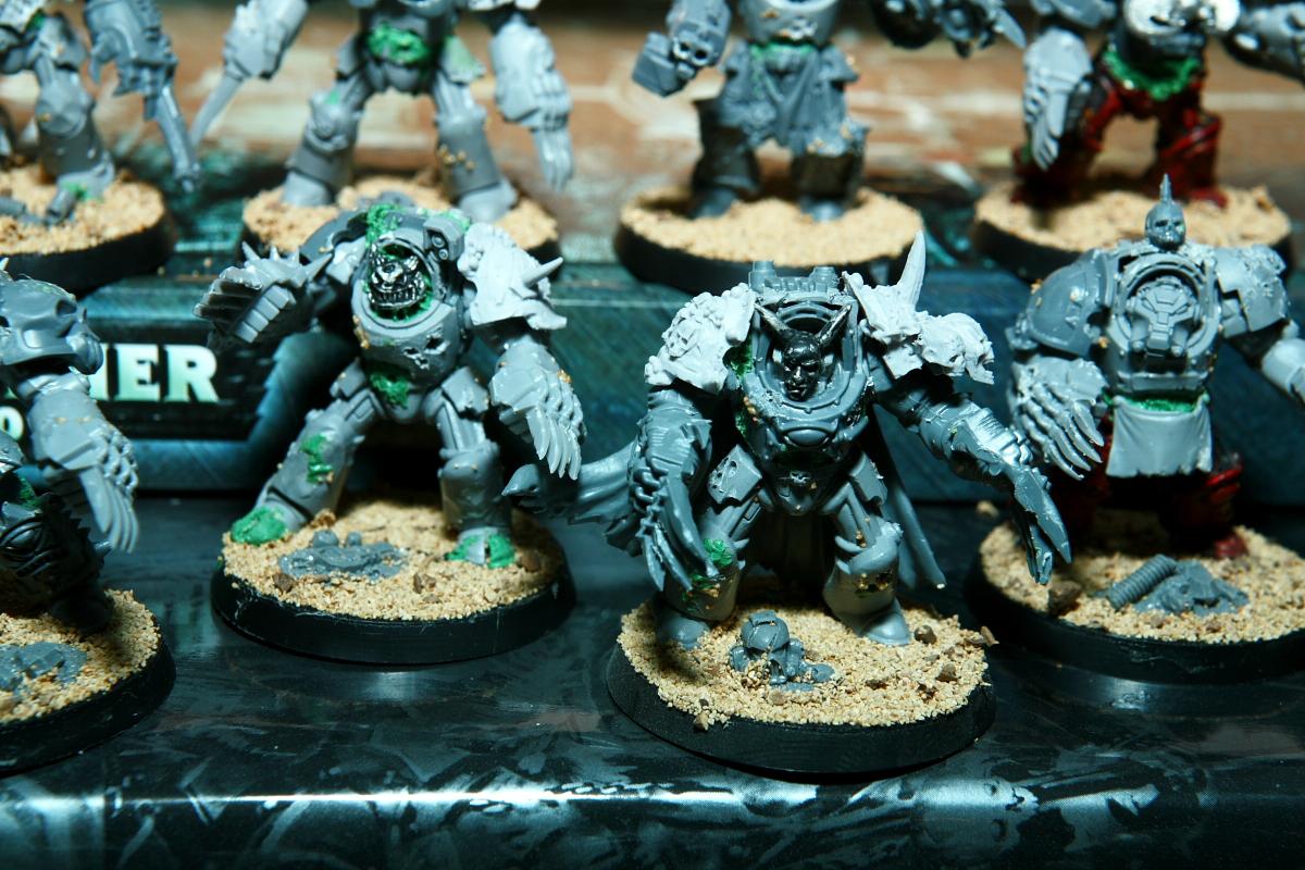 Chaos Space Marines, Forge World, Greenstuff, Magnet, Nurgle, Terminator Armor, Warhammer 40,000, Work In Progress