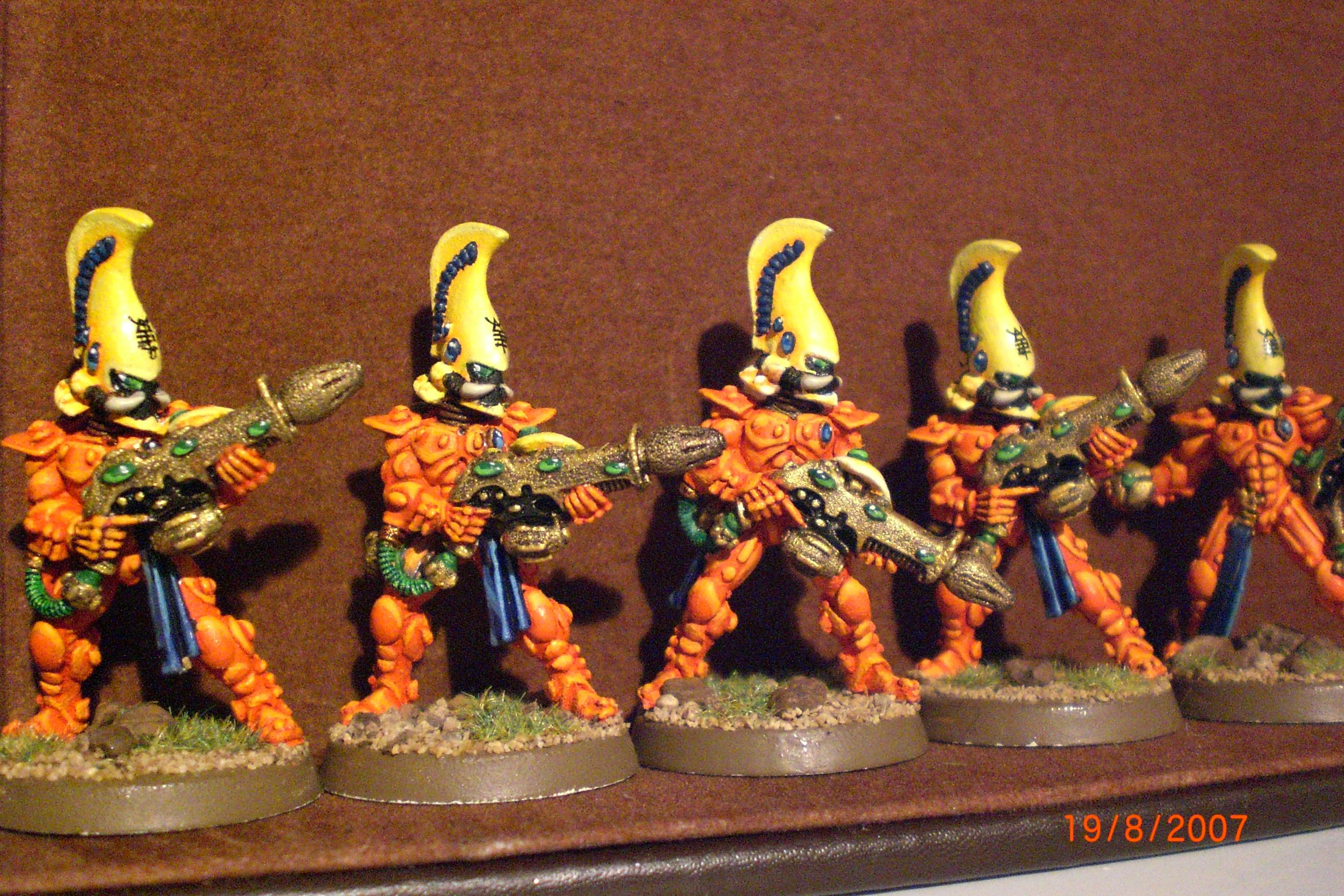Apsect Warriors, Aspect Warrior, Eldar, Fire Dragon, Fusion Guns, Infantry