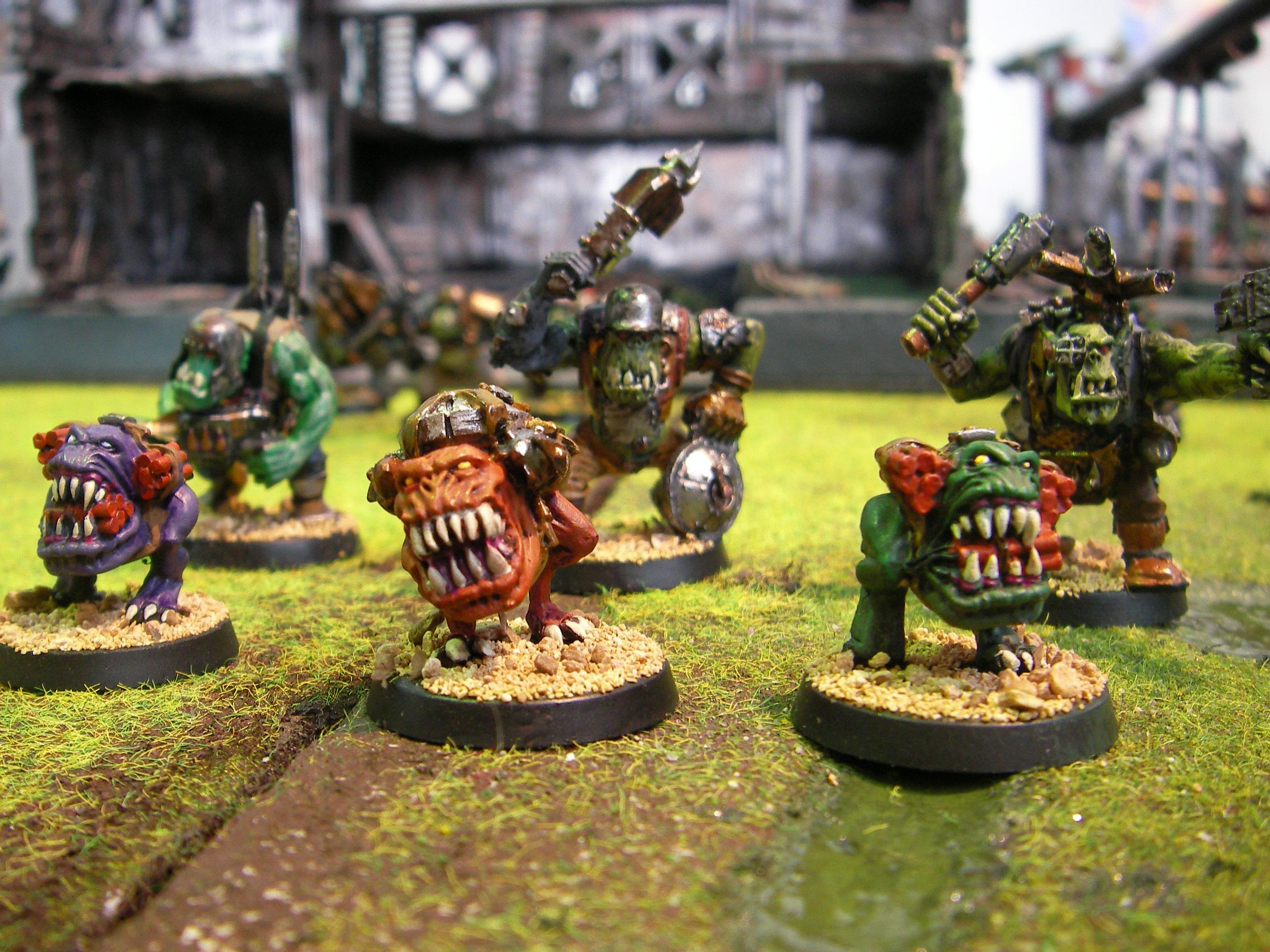 Orks, Squigs, Tankbustas