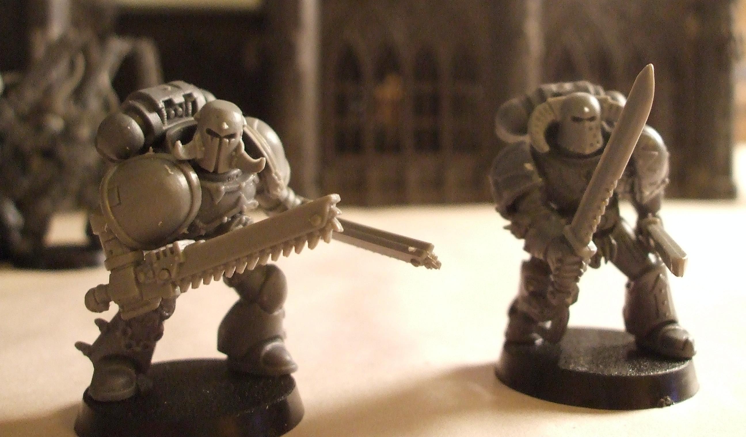 Berserkers, Chaos, Chaos Space Marines, Conversion, Warhammer 40,000, Work In Progress
