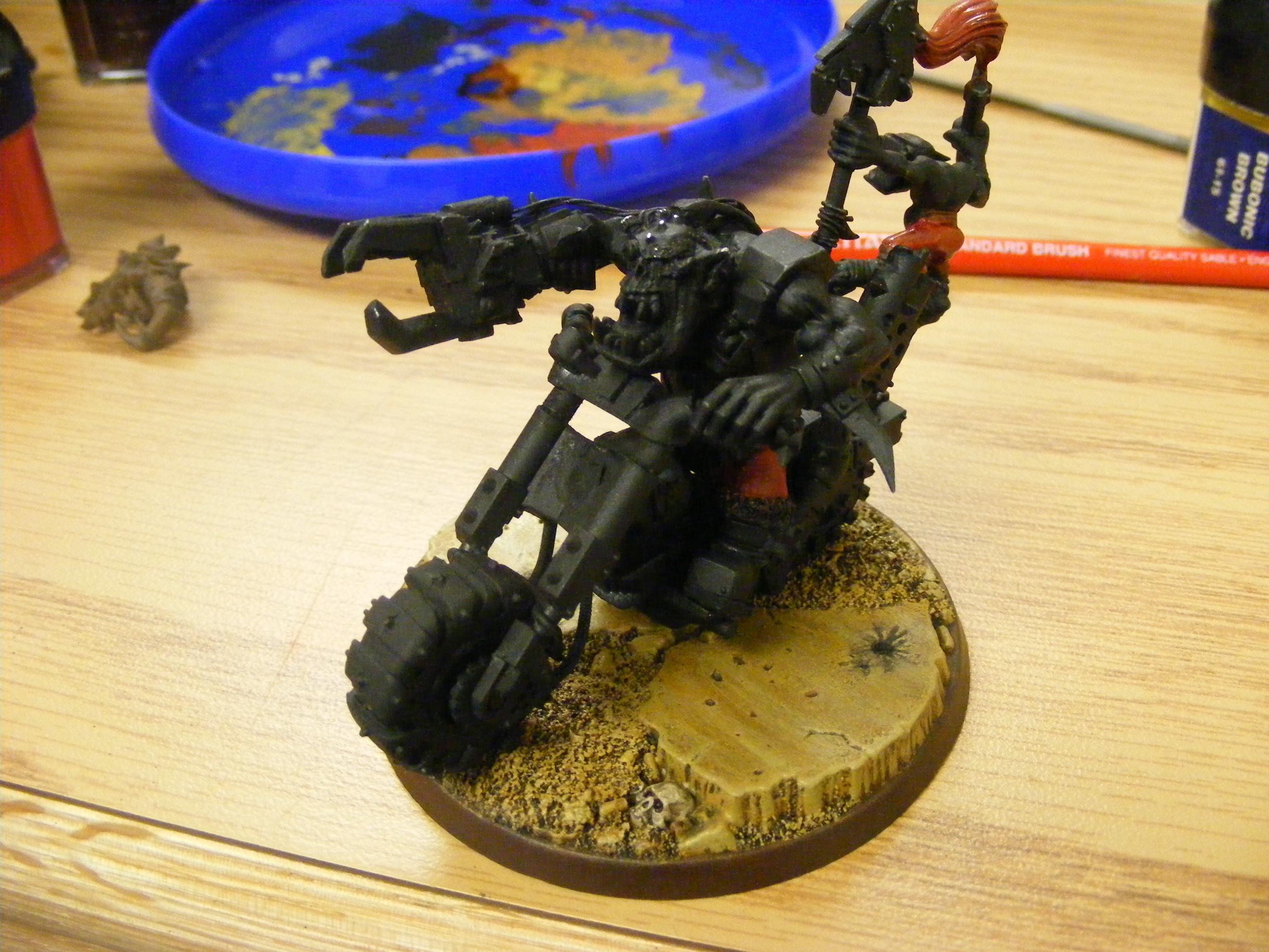 Bike, Conversion, Orks, Powerklaw, Warboss, Warhammer 40,000