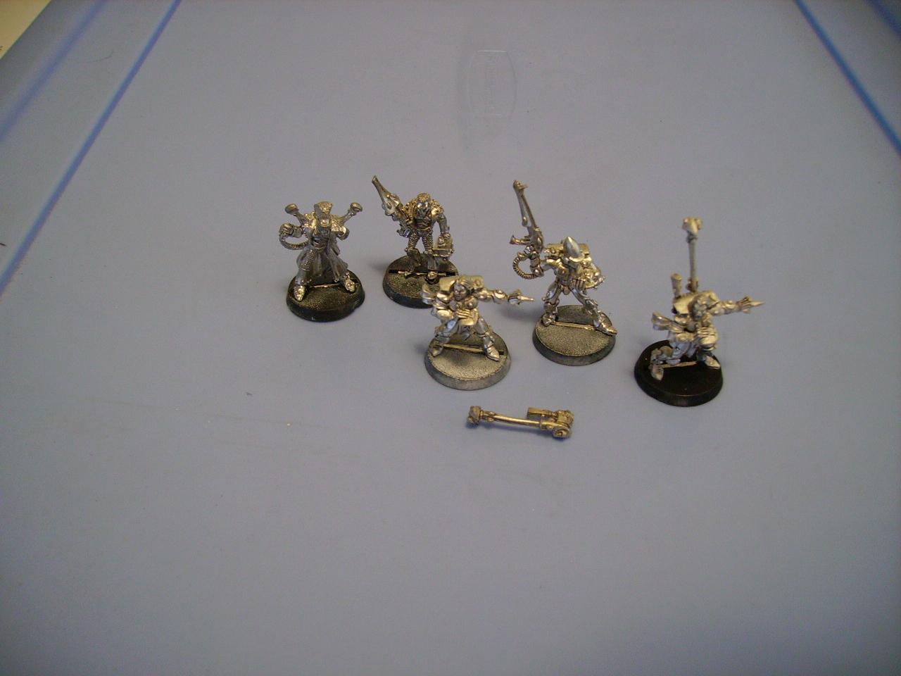 Eldar, Rogue Trader, 5 Grav Platform Crew, 2 oop