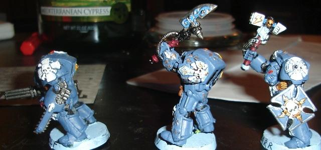 Space Marines, Space Wolves, Terminator Armor, Warhammer 40,000, Wolf Guard