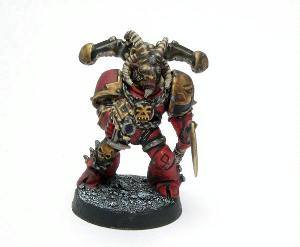 Beastmen, Chaos, Chaos Space Marines, Conversion, Infantry, Khorne, Warhammer 40,000