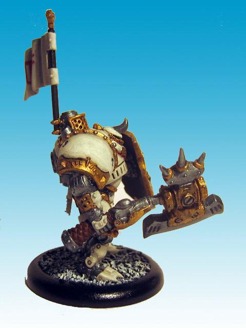 Khador, Warmachine, DFo's WARMACHINE Khador Man-o-War Kovnik Right View