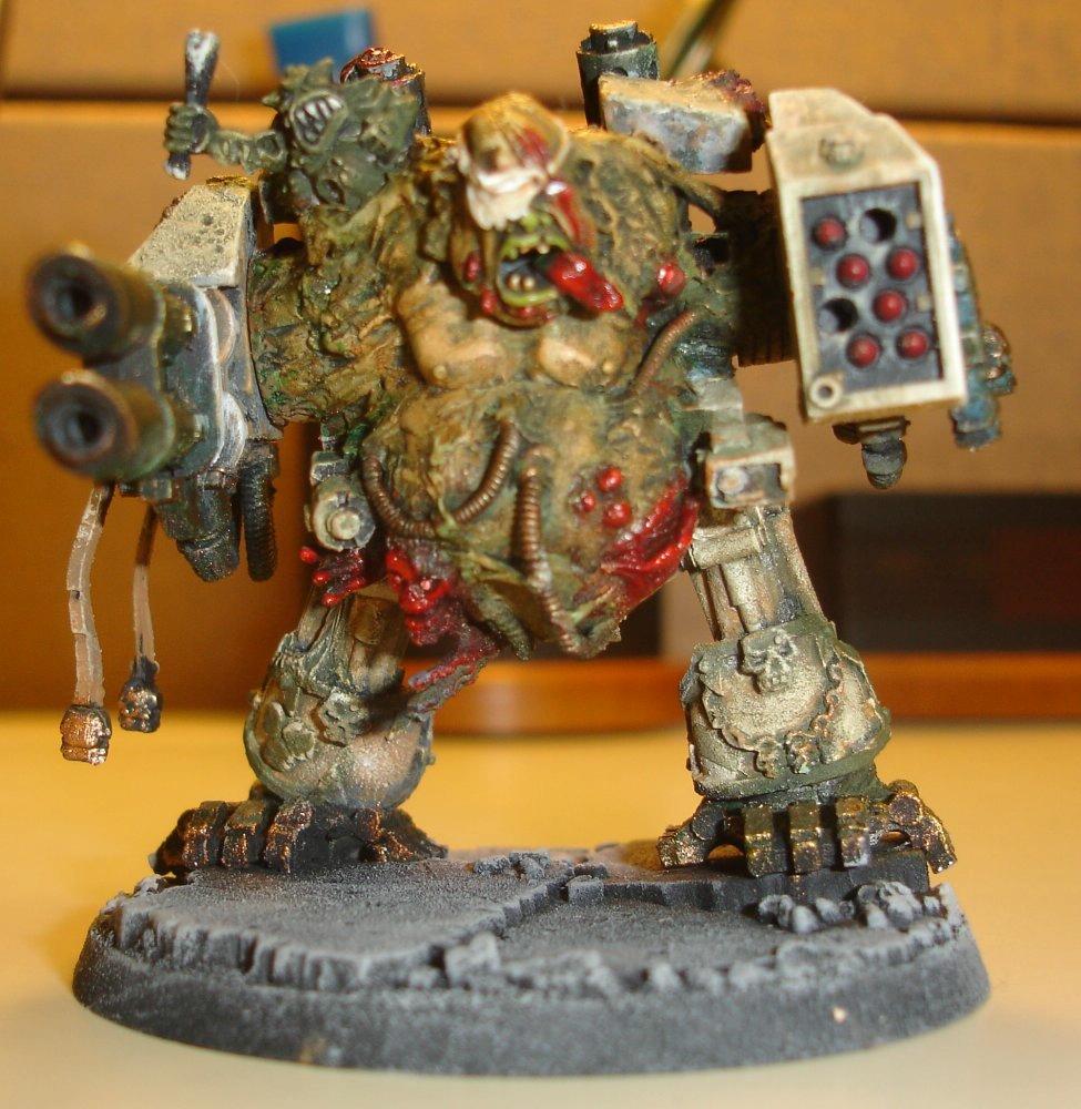 Chaos, Chaos Space Marines, Conversion, Death Guard, Dreadnought, Nurgle, Warhammer 40,000