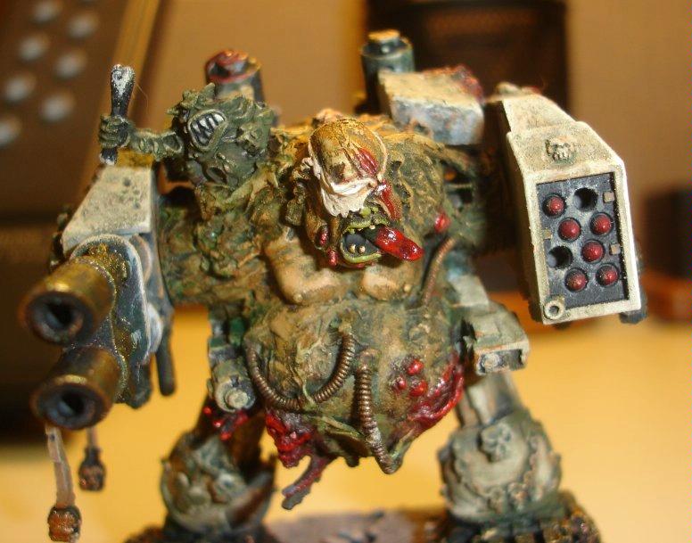 Chaos, Chaos Space Marines, Conversion, Death Guard, Dreadnought, Nurgle, Warhammer 40,000