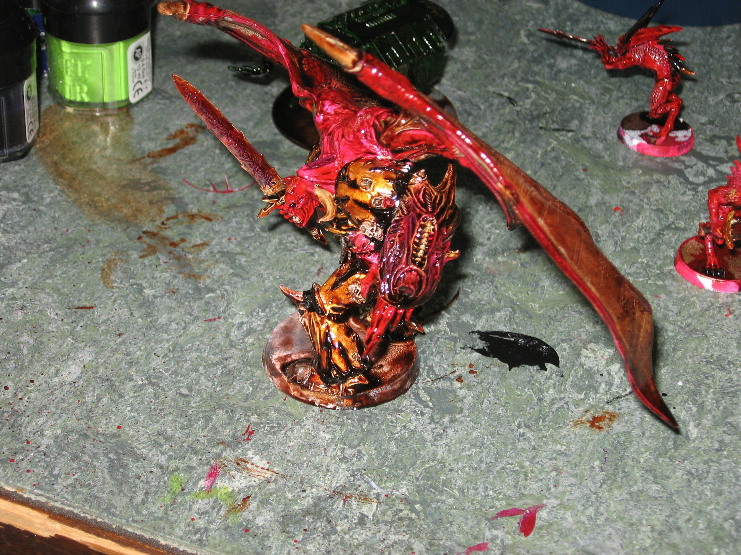 Chaos, Chaos Space Marines, Daemon Prince, Ink, Warhammer 40,000, Winged