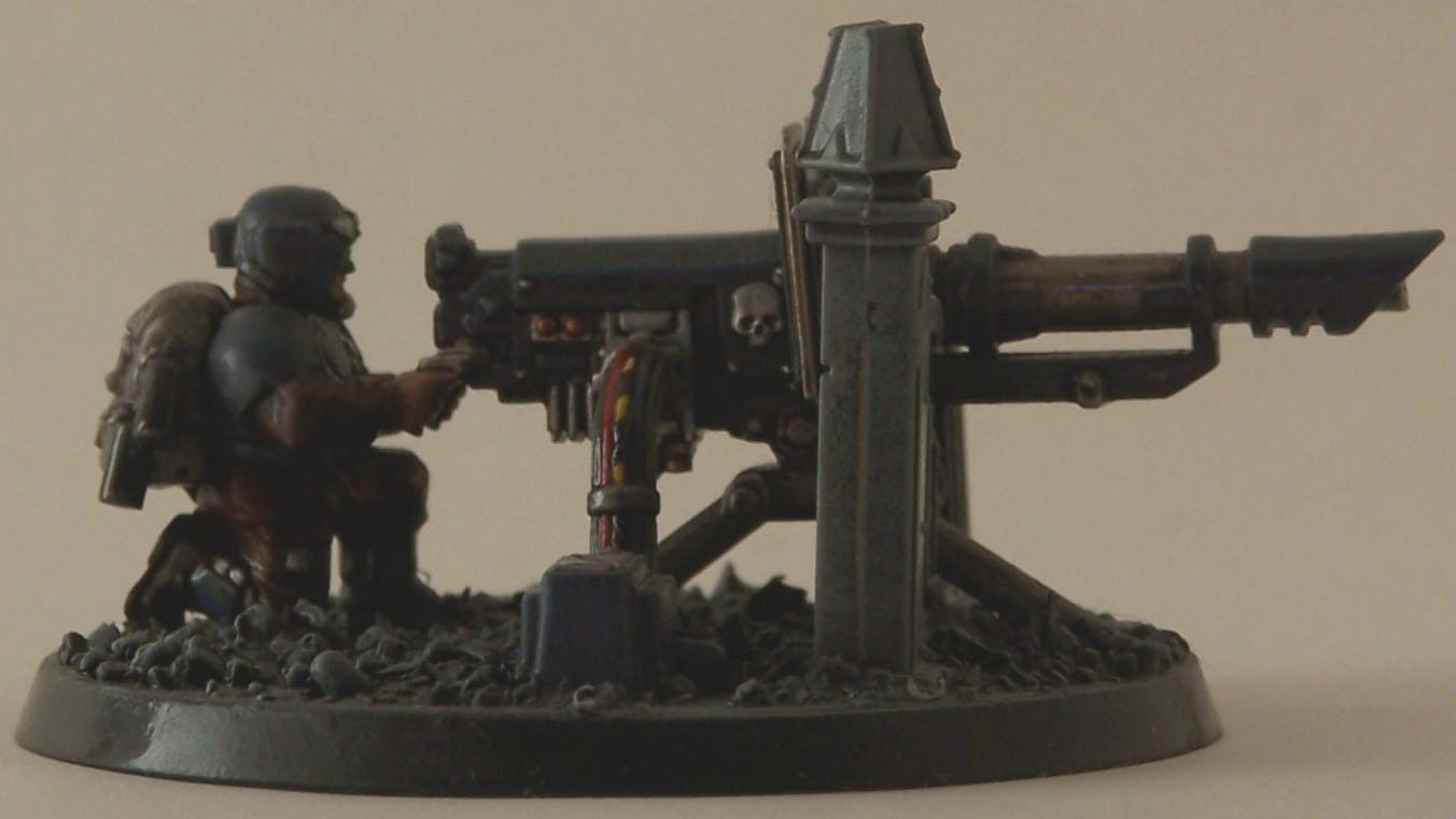 Cadians, Heavy Weapon, Imperial Guard, Lascannon, Warhammer 40,000