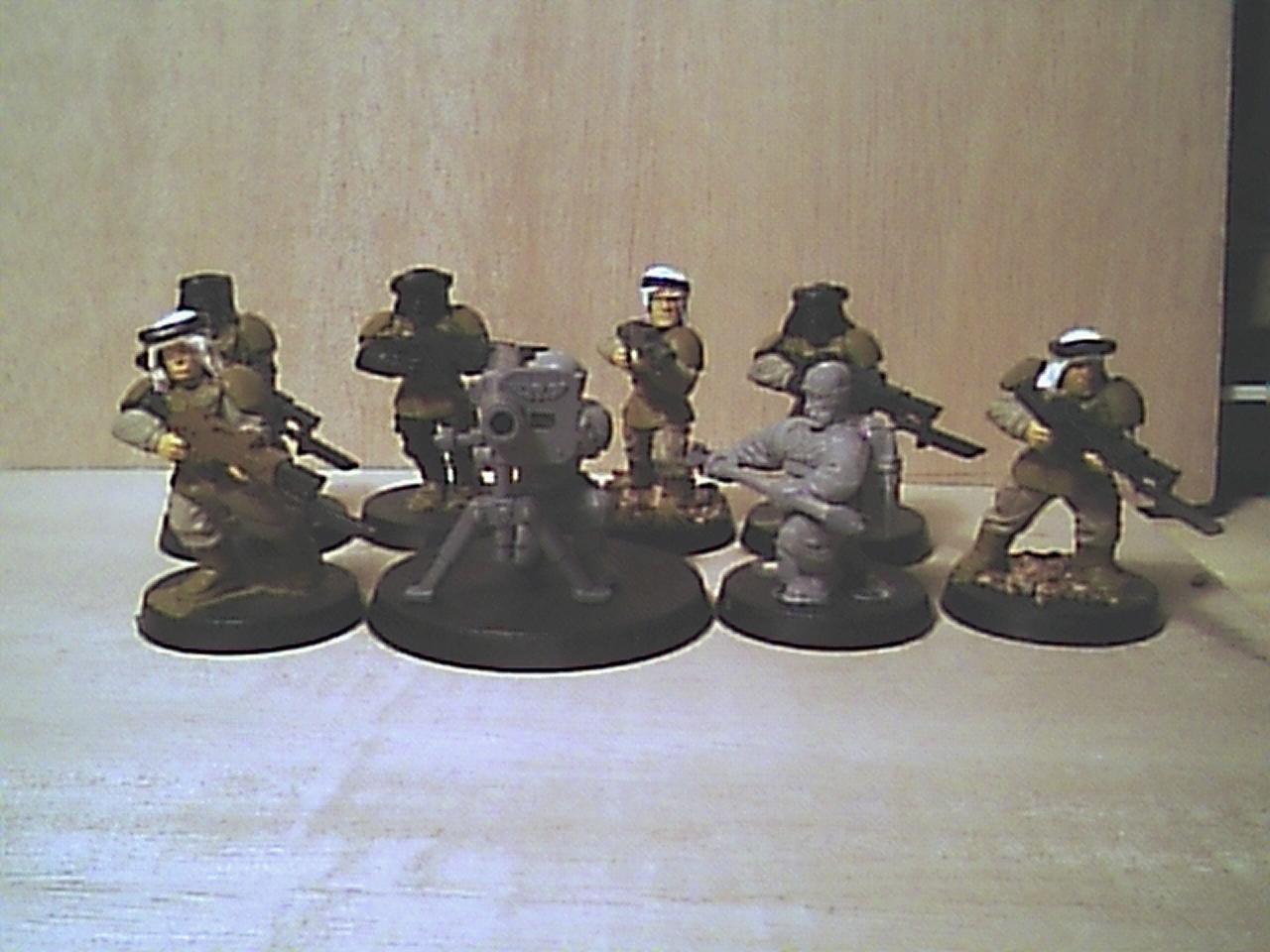 Imperial Guard, Infantry Squad, Poor Picture Quality, Warhammer 40,000, Work In Progress