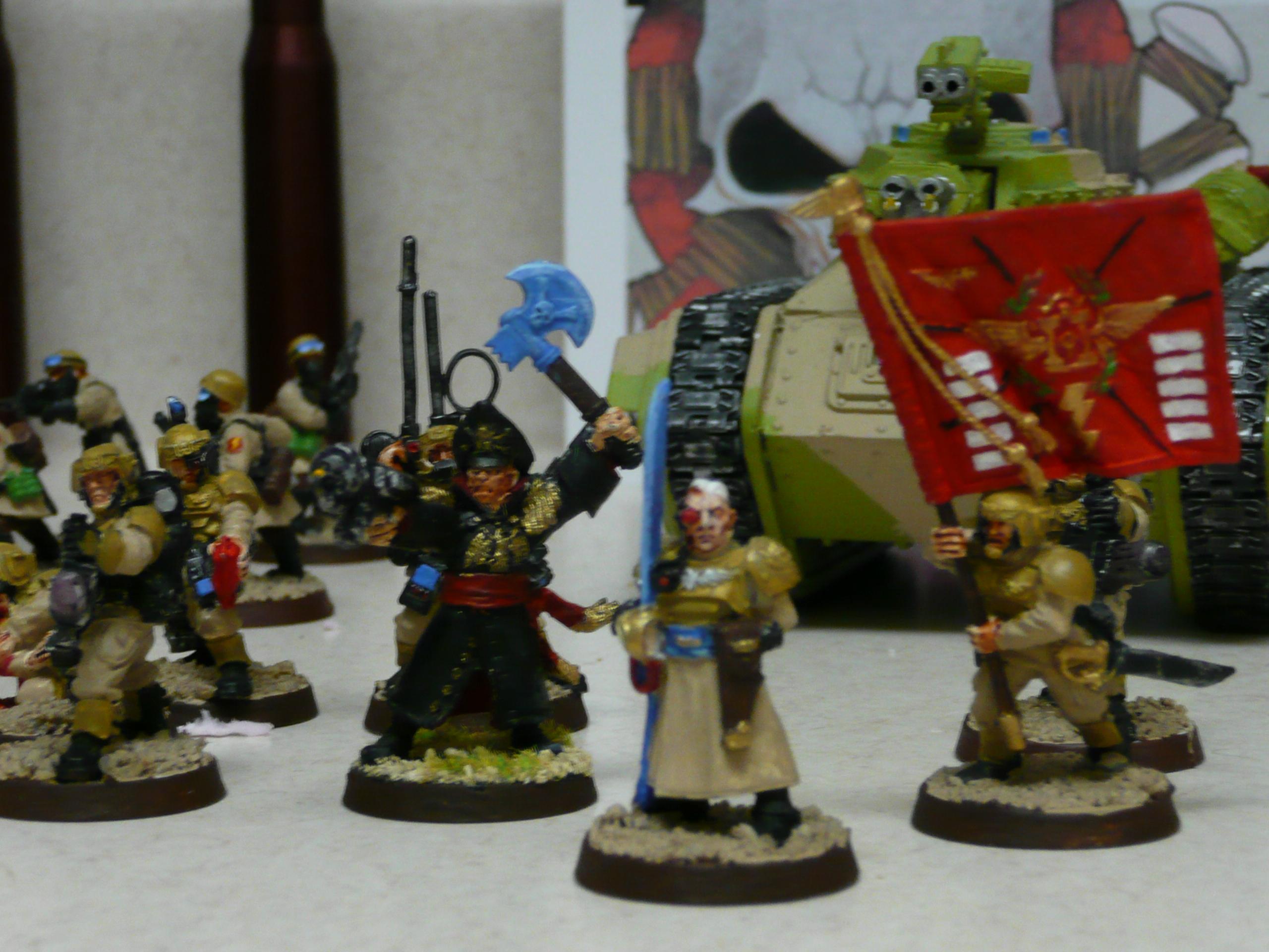 Commissar, Imperial Guard, Infantry, Officer, Warhammer 40,000