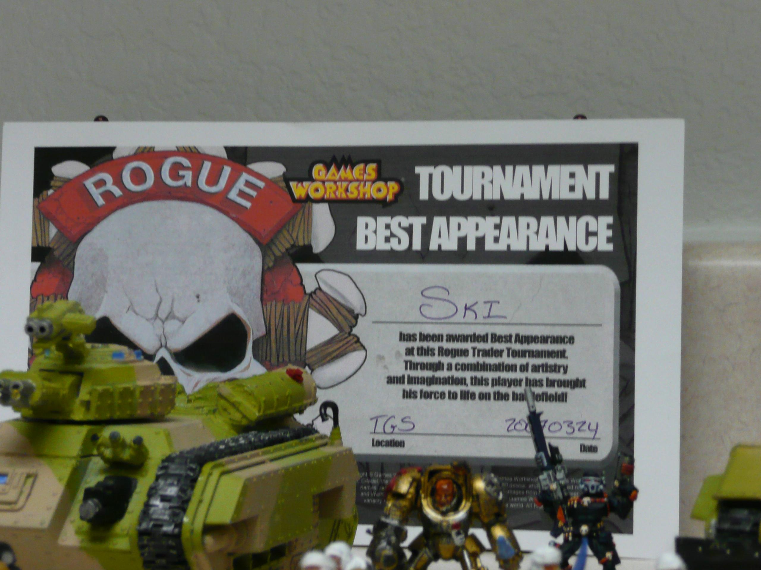 Award, Imperial Guard, Warhammer 40,000