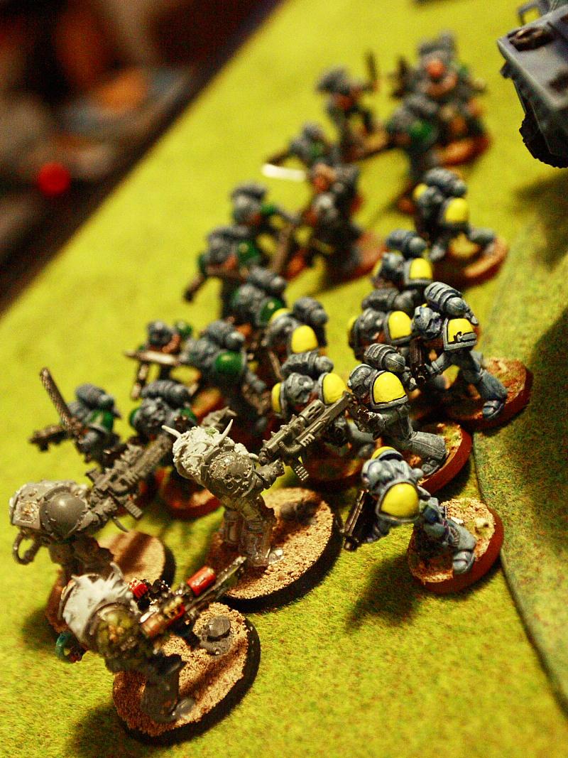 Battle Report, Space Wolfs massacre the DSing anti-tank Chaos Terminators