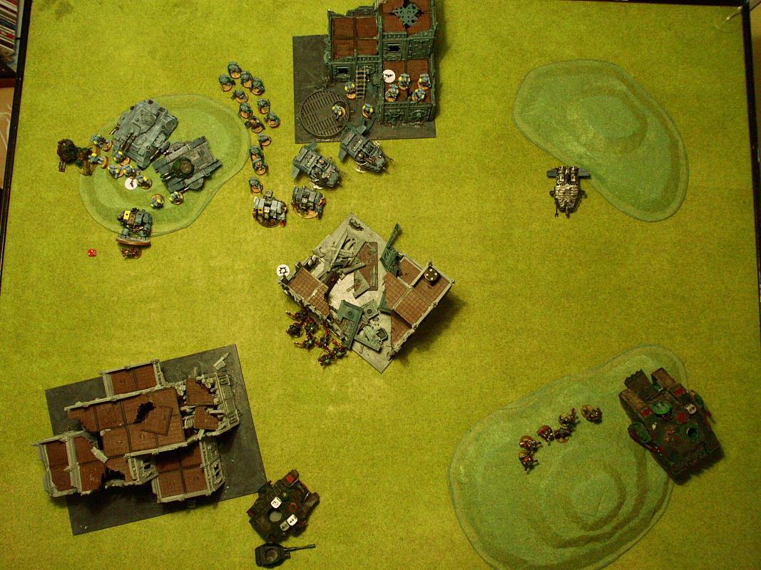 Battle Report, Start of turn 4