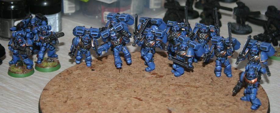 Assault Marines, Assault Squad, Space Marines, Ultramarines