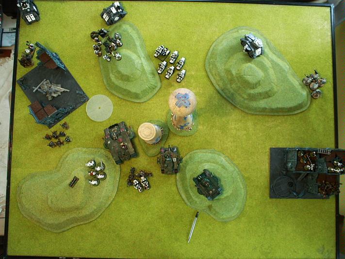 Battle Report, end of turn 2