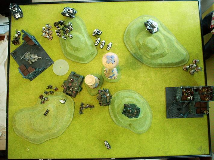 Battle Report, end of turn 3