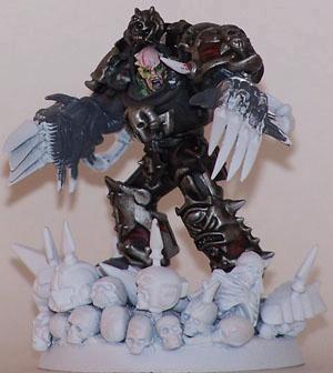 Chaos Lord, Lightning Claws, Skull, Terminator Armor