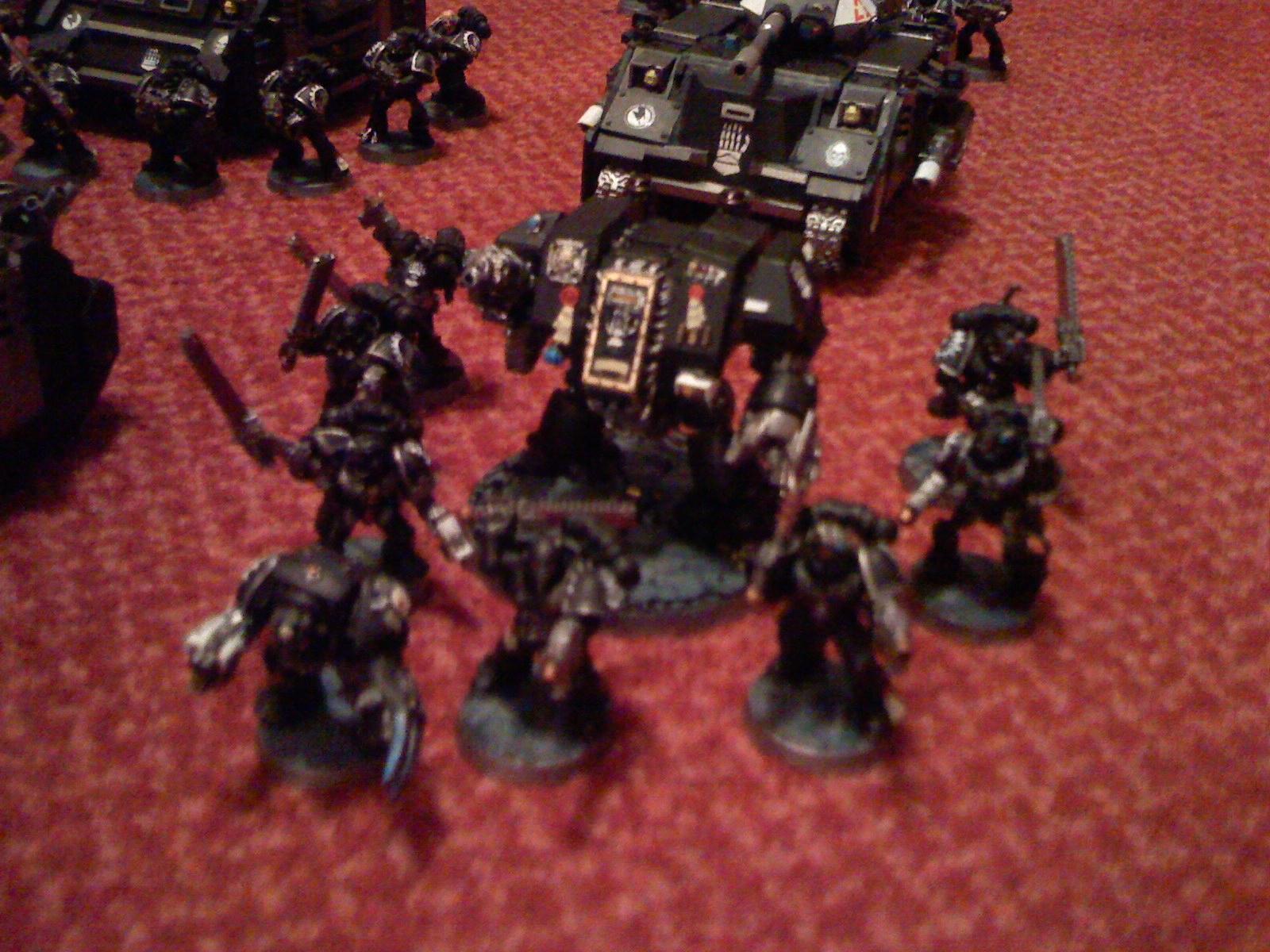 Dreadnought, Iron Hands, Space Marines, Tactical Squad, Warhammer 40,000