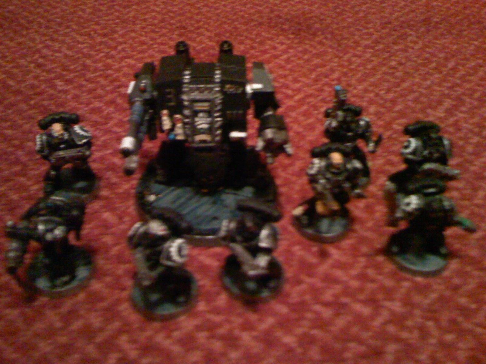 Dreadnought, Iron Hands, Space Marines, Tactical Squad, Warhammer 40,000