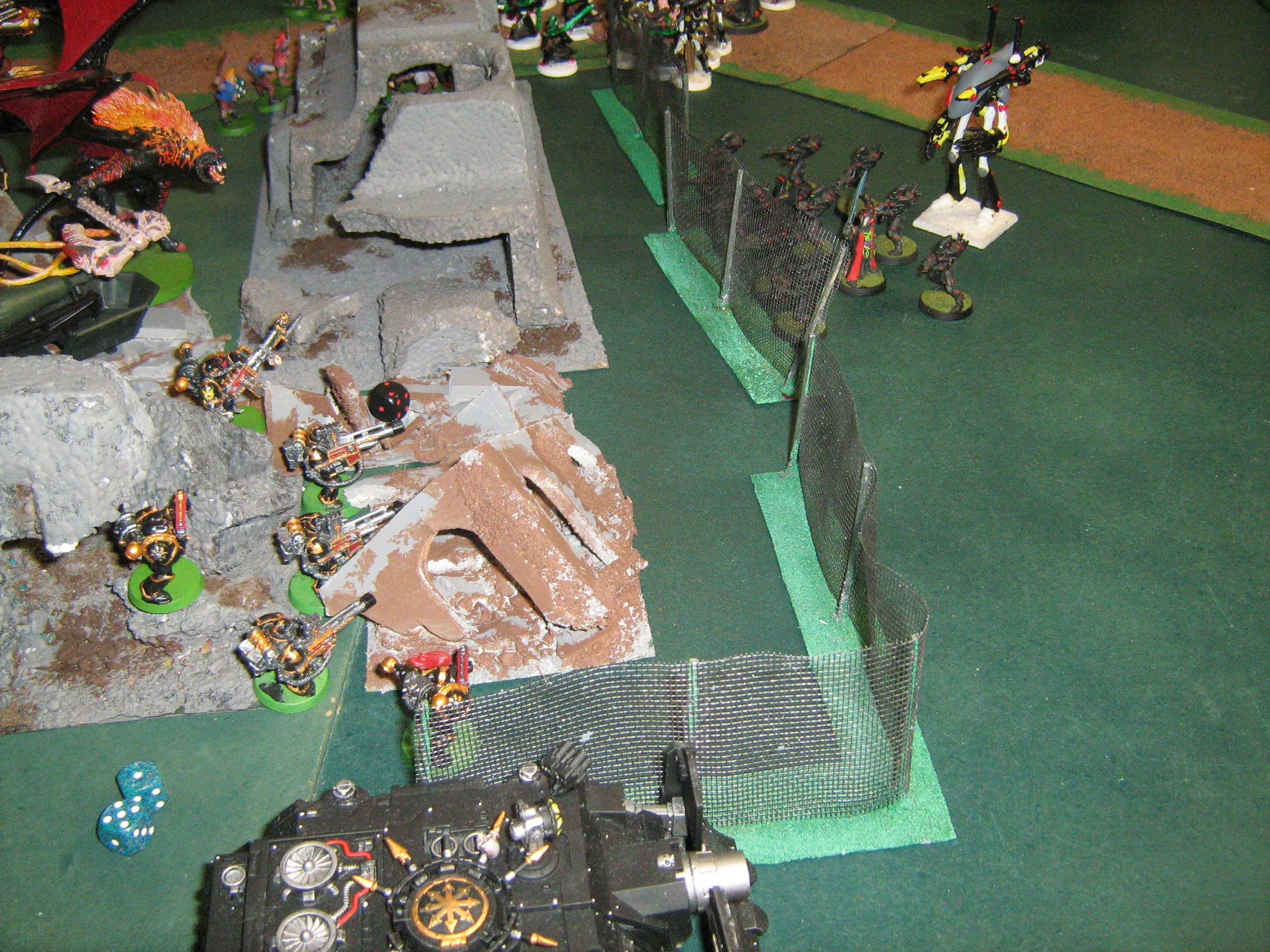 Battle, Chaos Space Marines, Eldar