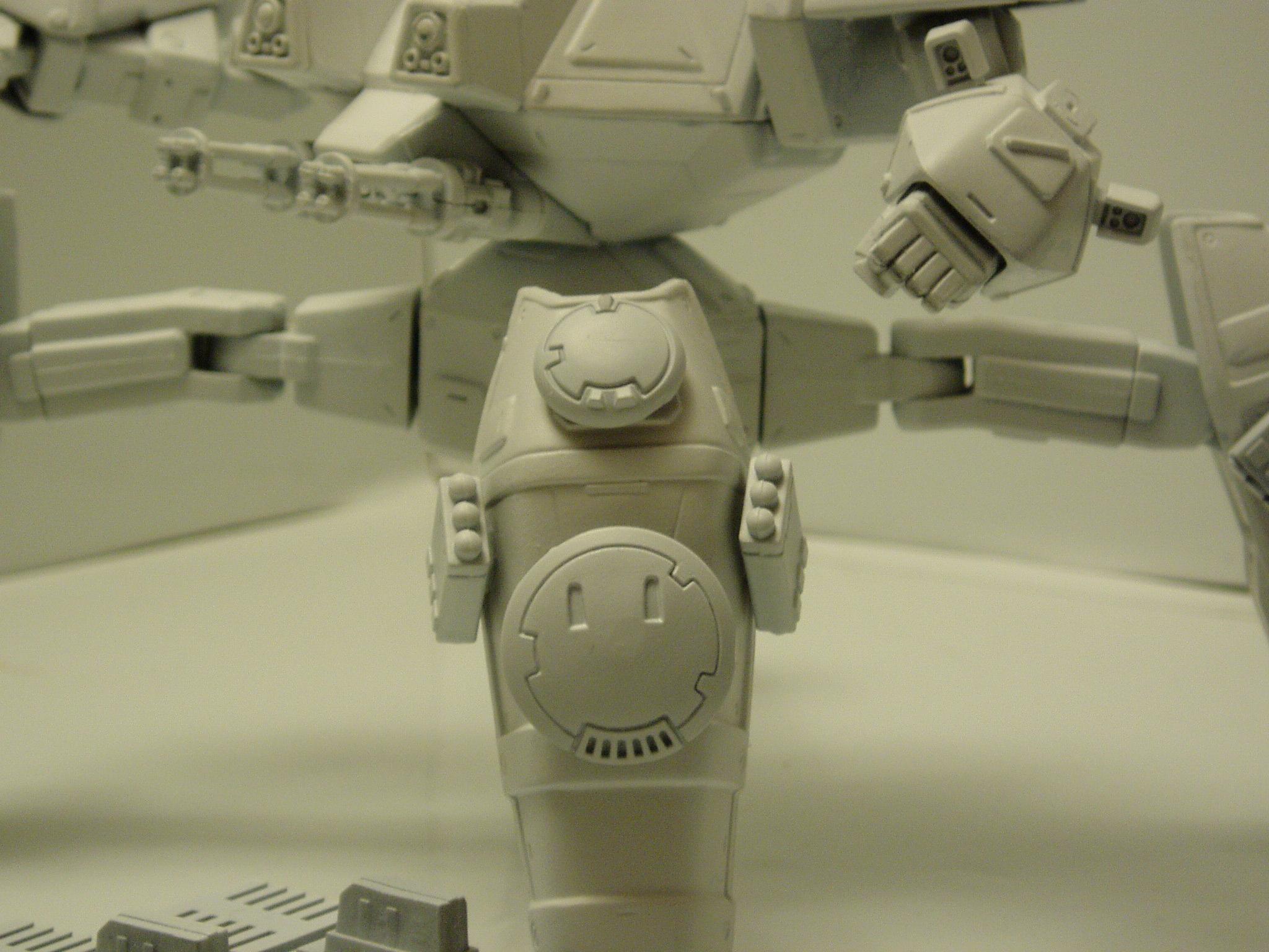 Tau Walker, close up of leg with shields and missile systems