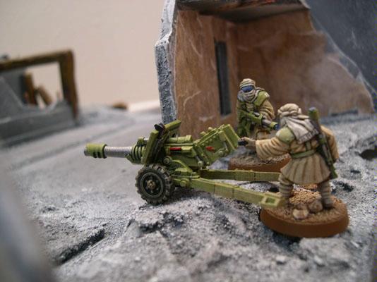 Action, Imperial Guard, Lascannon, Tallarn Desert Raiders, Warhammer 40,000