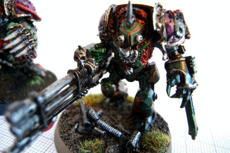 Chaos Space Marines, Forge World, Greenstuff, Magnet, Nurgle, Terminator Armor, Warhammer 40,000, Work In Progress