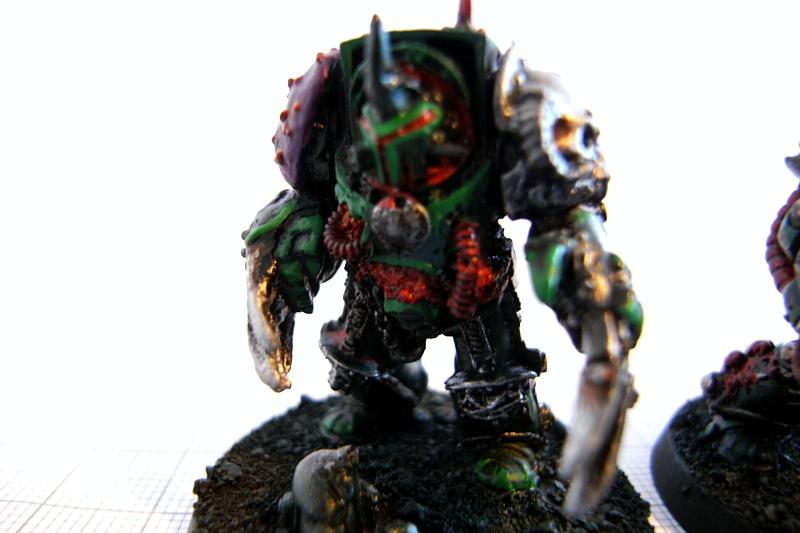 Chaos Space Marines, Forge World, Greenstuff, Magnet, Nurgle, Terminator Armor, Warhammer 40,000, Work In Progress